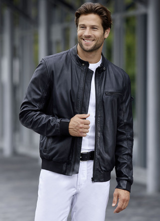 Lederblouson