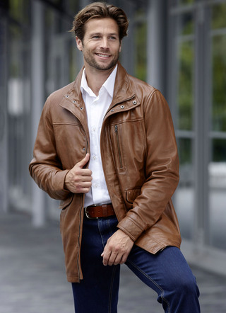 Lederjacke