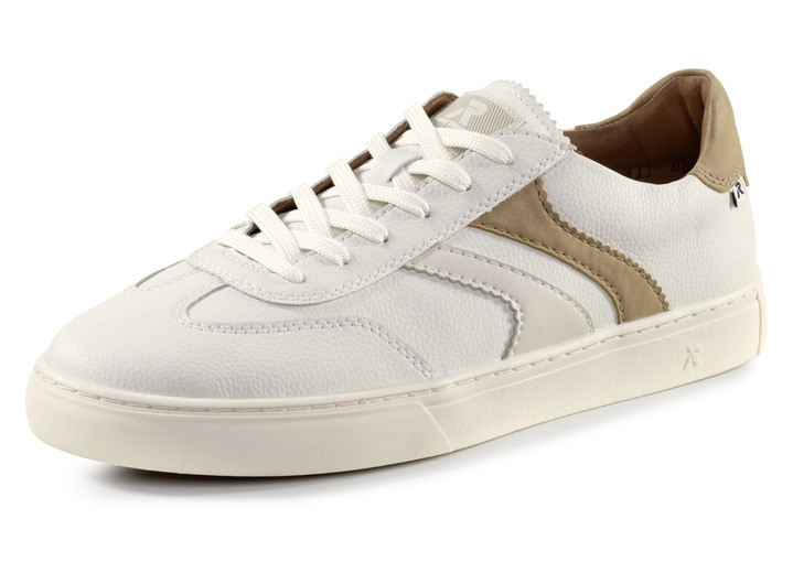 Slipper & Schnürschuhe - Sneaker, in Größe 040 bis 047, in Farbe WEISS-CAMEL Ansicht 1