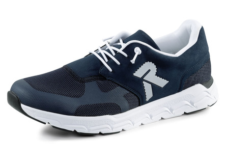Rieker sneakers met elastische decoratieve vetersluiting
