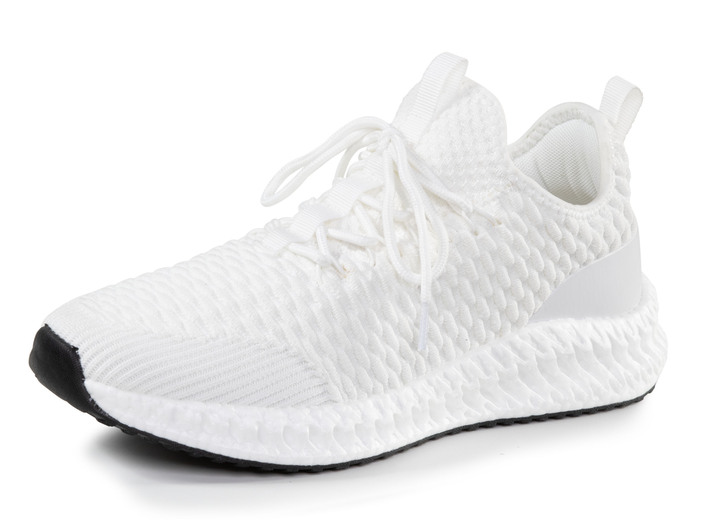 Slipper & Schnürschuhe - Sneaker, in Größe 040 bis 046, in Farbe WEISS Ansicht 1