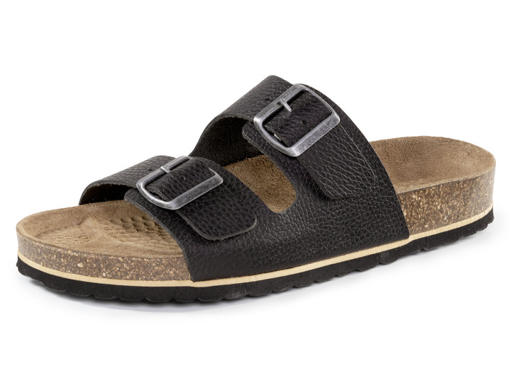 Sandalen & Pantoletten - Pantoletten, in Größe 040 bis 048, in Farbe SCHWARZ Ansicht 1