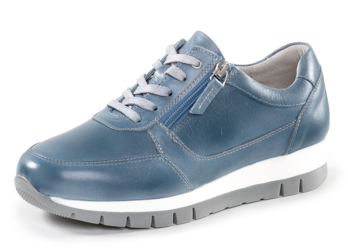Slipper & Schnürschuhe - ELENA EDEN, sportliche Damen-Sneaker, Weite H, mit herausnehmbarem Fußbett, in Größe 036 bis 042, in Farbe JEANS Ansicht 1