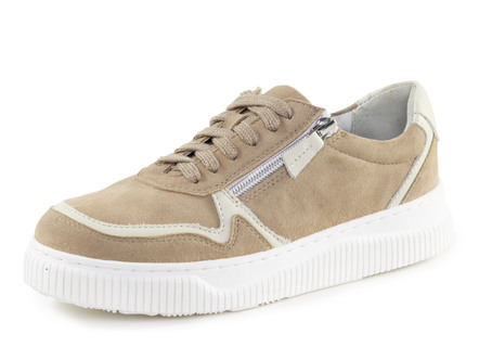 ELENA EDEN sneakers met contrasterende biezen