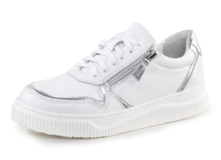 Slipper & Schnürschuhe - Sneaker, in Größe 036 bis 042, in Farbe WEISS Ansicht 1