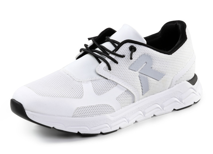 Instappers & veterschoenen - Rieker sneaker gemaakt van gedeeltelijk gecoat mesh-materiaal, in Größe 036 bis 043, in Farbe WIT Ansicht 1