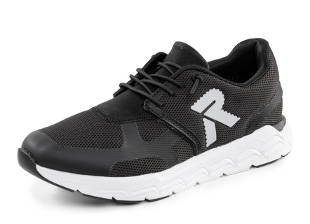 Rieker sneaker gemaakt van gedeeltelijk gecoat mesh-materiaal