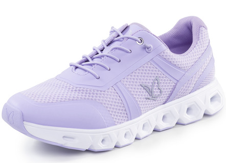 Caprice sneakers met elastische decoratieve vetersluiting