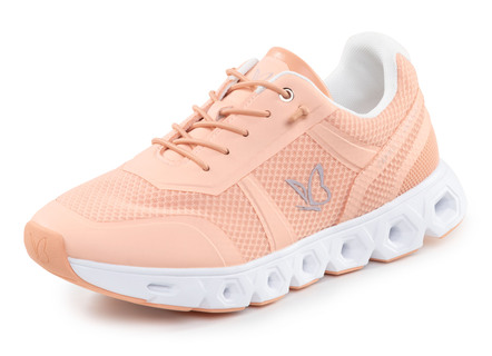 Caprice sneakers met elastische decoratieve vetersluiting