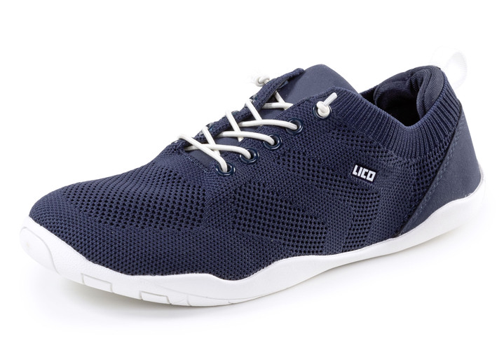 Slipper & Schnürschuhe - Barfußschuhe, in Größe 036 bis 042, in Farbe MARINE Ansicht 1