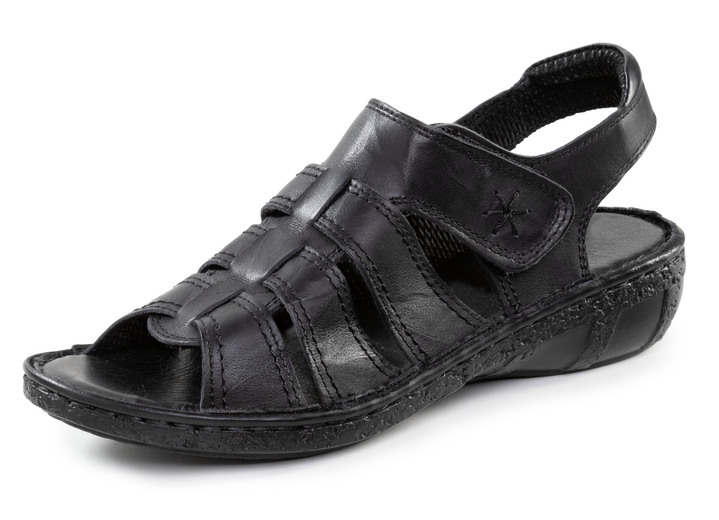 Sandaletten & Pantoletten - Sandalen, in Größe 036 bis 042, in Farbe SCHWARZ Ansicht 1