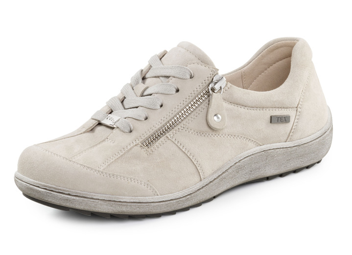 Instappers & veterschoenen - ELENA EDEN, comfortabele dames veterschoenen, breedte H, met uitneembaar voetbed, in Größe 036 bis 042, in Farbe KIESEL Ansicht 1
