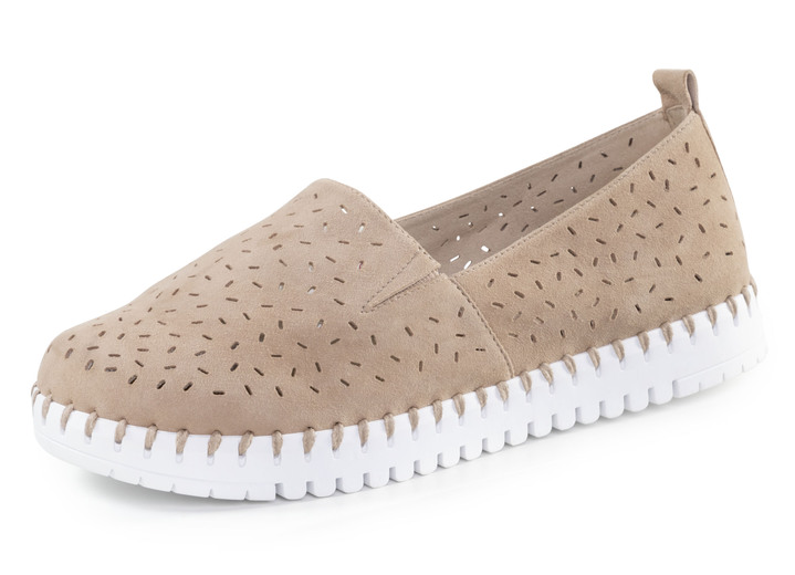 Slipper & Schnürschuhe - Slipper, in Größe 036 bis 042, in Farbe TAUPE Ansicht 1