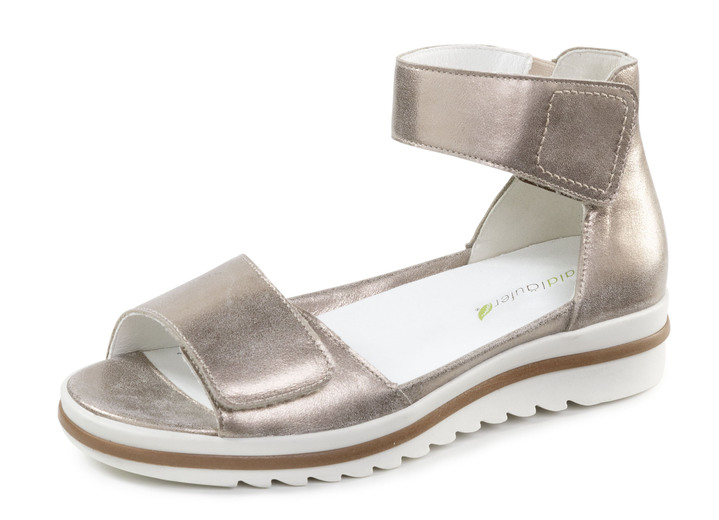Sandalen & slippers - Ranger sandaal met uitneembaar leren voetbed, in Größe 3 1/2 bis 8, in Farbe ANTIKGOLD Ansicht 1