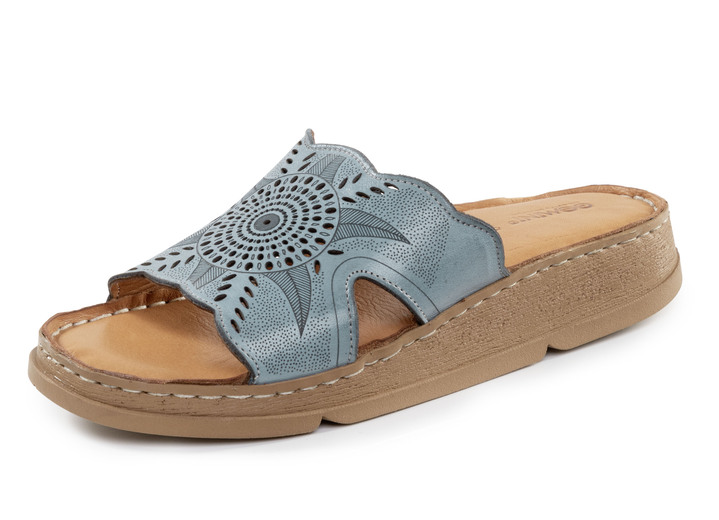 Sandaletten & Pantoletten - Pantoletten, in Größe 036 bis 042, in Farbe JEANS Ansicht 1