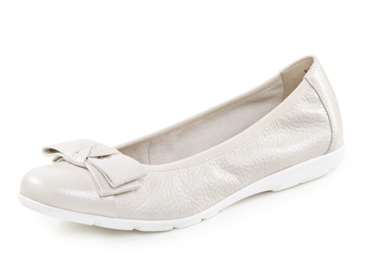 Pumps & Ballerina - Ballerinas, in Größe 036 bis 042, in Farbe PERLWEISS Ansicht 1