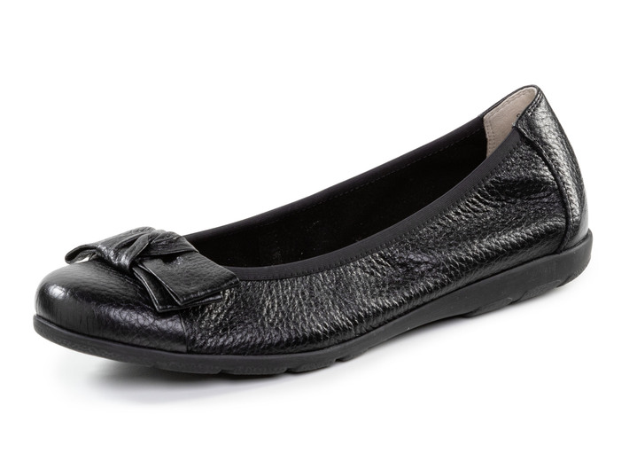 Pumps & ballerina - Caprice ballerina met decoratieve strik, in Größe 036 bis 042, in Farbe SCHWARZ Ansicht 1