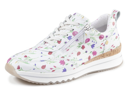 ELENA EDEN sneakers gemaakt van nappaleer met bloemenprint