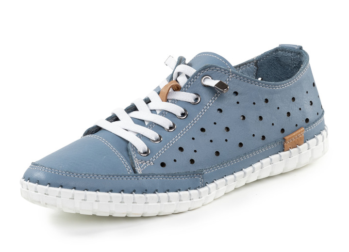 Slipper & Schnürschuhe - Schnürschuhe, in Größe 036 bis 042, in Farbe JEANS Ansicht 1