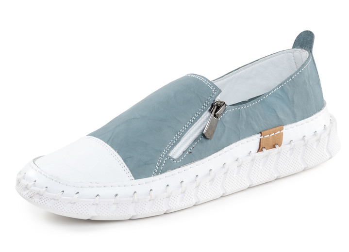 Slipper & Schnürschuhe - Slipper, in Größe 036 bis 041, in Farbe JEANS-WEISS Ansicht 1