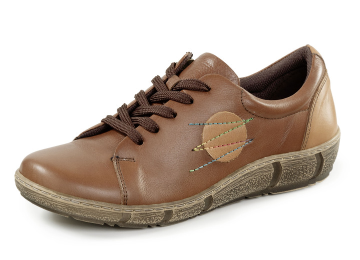 Slipper & Schnürschuhe - Schnürschuhe, in Größe 036 bis 042, in Farbe BRAUN Ansicht 1