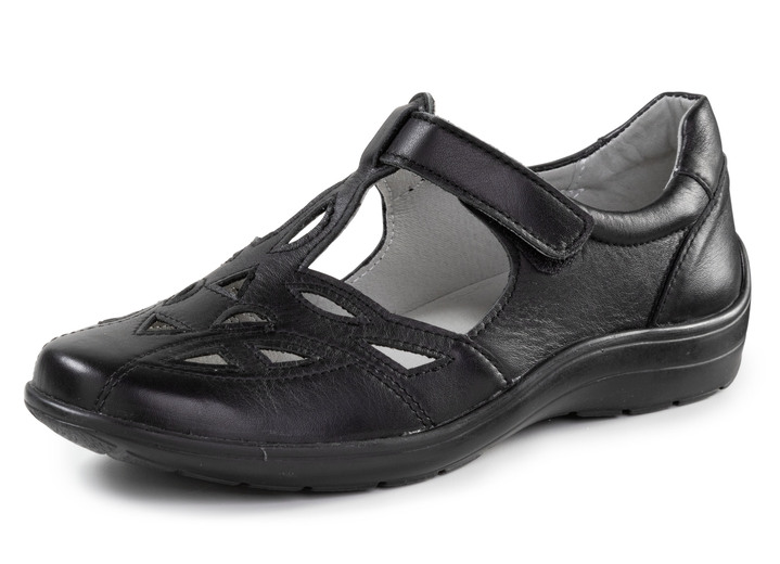 Instappers & veterschoenen - pantoffel, in Größe 036 bis 042, in Farbe SCHWARZ Ansicht 1