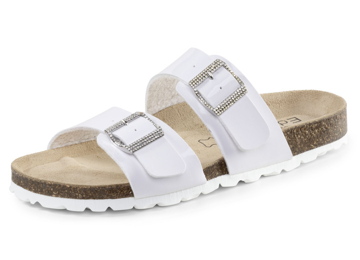 Sandalen & slippers - Muilezels, in Größe 036 bis 042, in Farbe WIT Ansicht 1