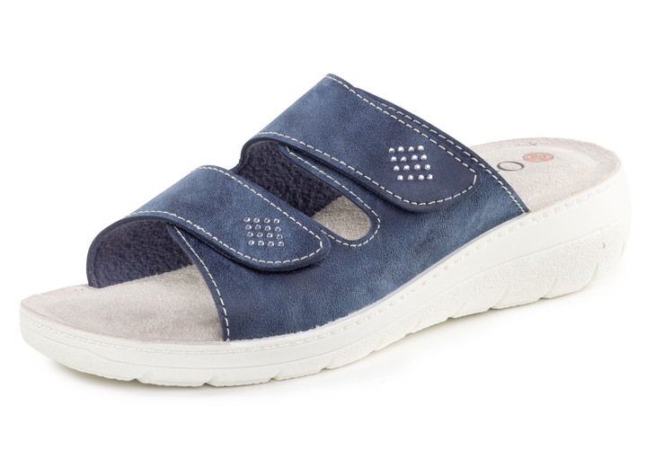 Sandalen & slippers - Muilezels, in Größe 036 bis 042, in Farbe JEANS Ansicht 1