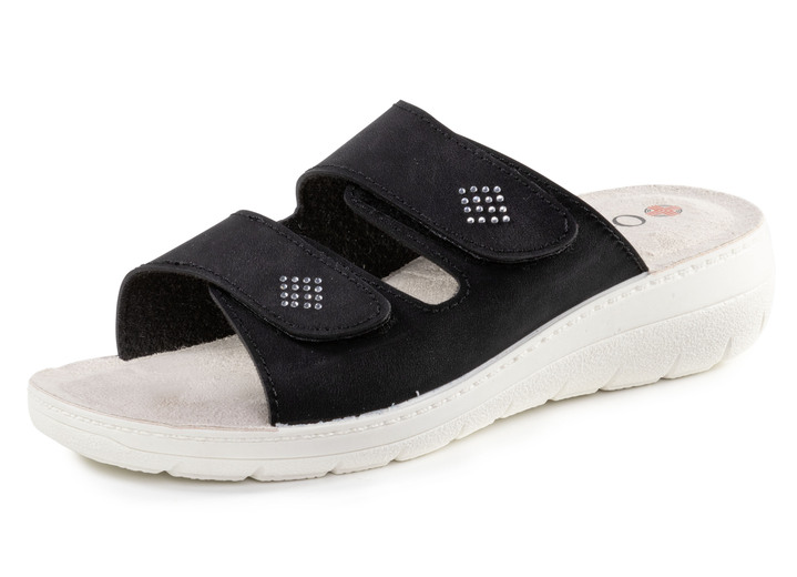 Sandalen & slippers - Muilezels, in Größe 036 bis 042, in Farbe SCHWARZ Ansicht 1