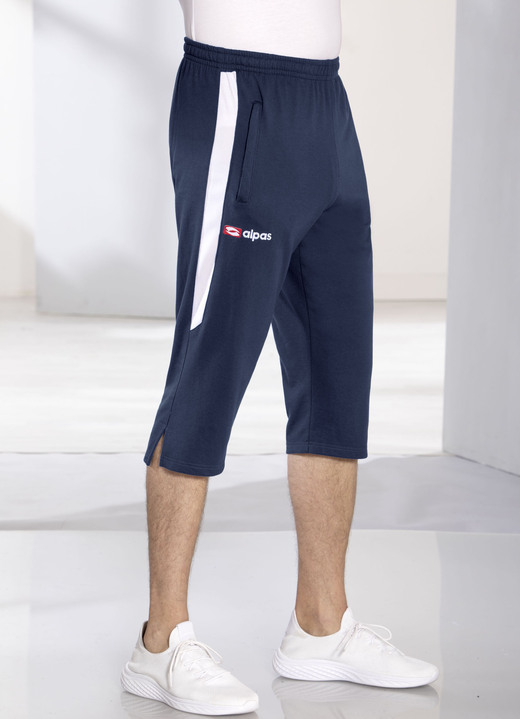Freizeithosen - 3/4 Hose, in Größe 3XL (58) bis XXL (56), in Farbe MARINE Ansicht 1
