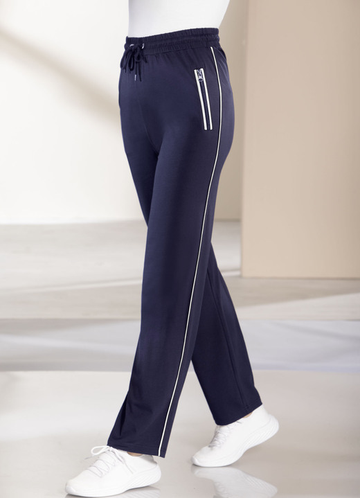 Freizeithosen - Freizeithose, in Größe 019 bis 050, in Farbe MARINE Ansicht 1