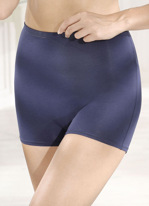 Slips - Zweierpack Pantys, in Größe 1 (38/40) bis 4 (50/52), in Farbe MARINE Ansicht 1