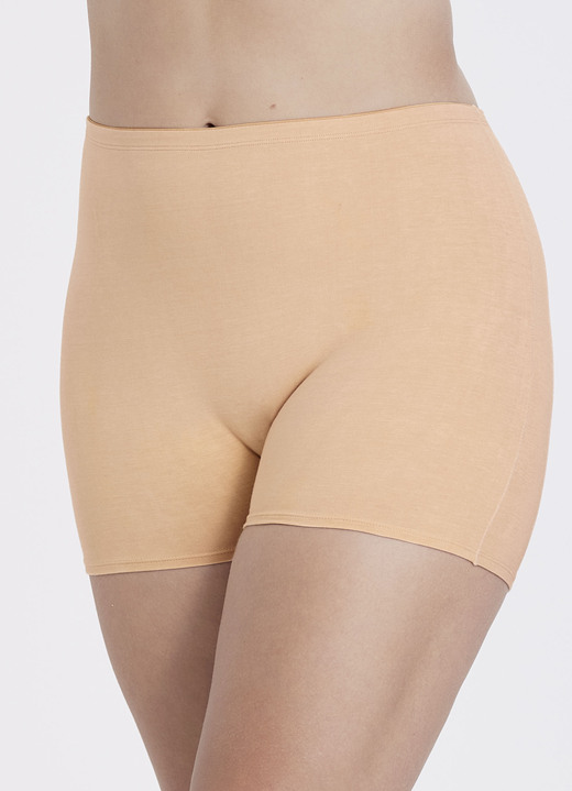 Slips - Zweierpack Pantys, in Größe 1 (38/40) bis 4 (50/52), in Farbe BEIGE Ansicht 1