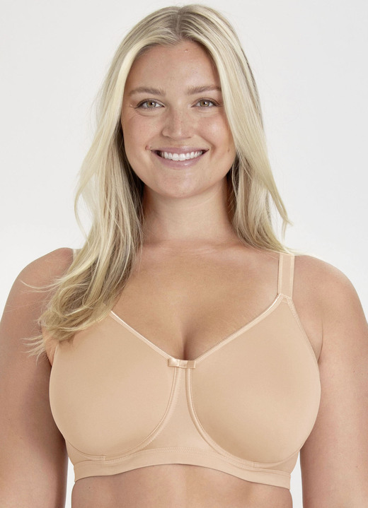 BH met beugel - BH Cup B, in Größe 075 bis 105, in Cup E, in Farbe BEIGE Ansicht 1