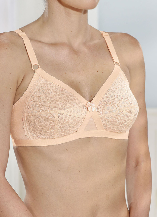 Soft-BH - Zweierpack BH Cup A, in Größe 075 bis 095, in Cup A, in Farbe 1X BEIGE, 1X WEISS Ansicht 1