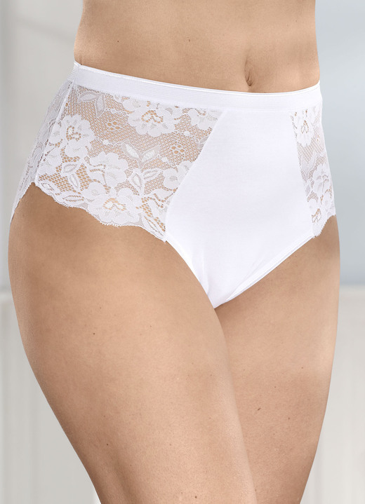 Slips - Viererpack Slips, in Größe 036 bis 050, in Farbe WEISS Ansicht 1