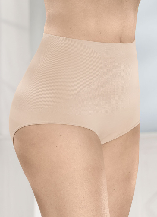 Slips - Set van twee voorgevormde slips, in Größe L (42/44) bis XXL (50/52), in Farbe BEIGE Ansicht 1