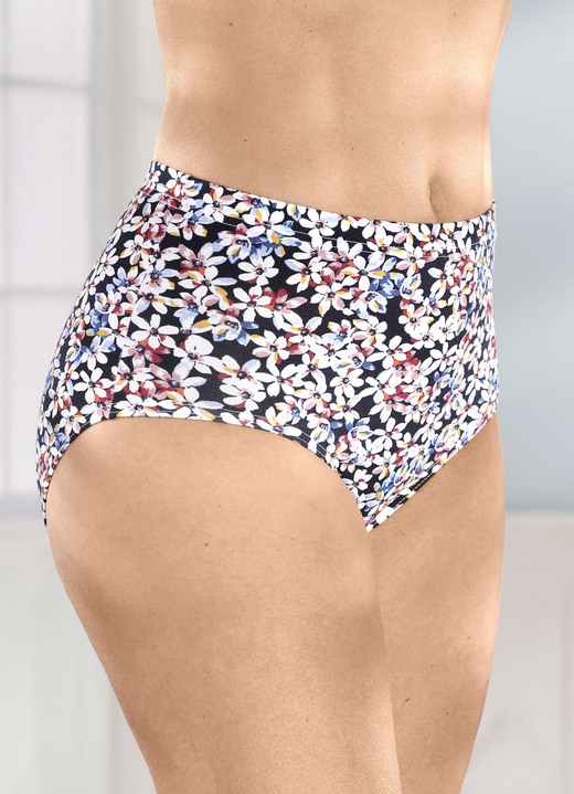Slips - Viererpack Slips, in Größe 038 bis 054, in Farbe MARINE-WEISS-BUNT Ansicht 1
