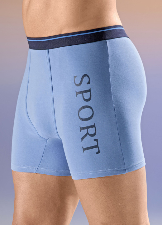Pants & boxershorts - Broek, in Größe 004 bis 011, in Farbe 2X HELLBLAU, 2X MARINE Ansicht 1