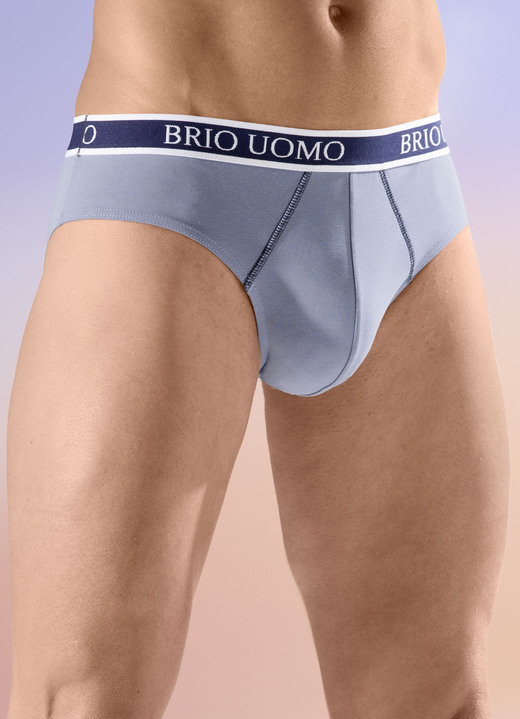 Slips & Unterhosen - Viererpack Slips, in Größe 004 bis 010, in Farbe 2X GRAUBLAU, 2X NAVY Ansicht 1