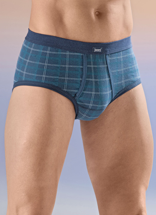 Slips & Unterhosen - Viererpack Slips, in Größe 005 bis 014, in Farbe 2X MARINE-SMARAGD, 2X SMARAGD-MARINE Ansicht 1