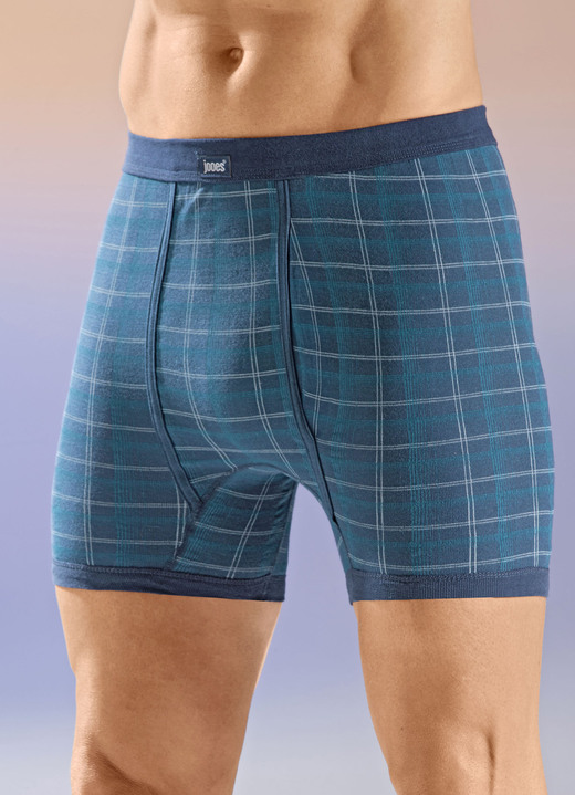 Slips & Unterhosen - Viererpack Unterhosen, in Größe 005 bis 014, in Farbe 2X MARINE-SMARAGD, 2X SMARAGD-MARINE Ansicht 1