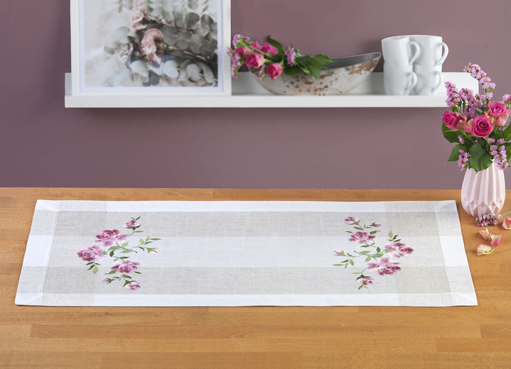 Tischdecken - Deckchen, in Größe 101 (Deckchen, 35/ 50 cm) bis 404 (Kissenbezug, 40/ 40 cm), in Farbe SEKT-BUNT