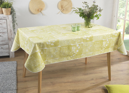 Tafelzeil van tafelzeil in een geweldige patchwork-look
