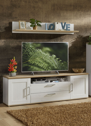 TV-longboard met wandplank