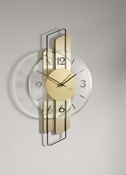 Uhren - Wanduhr, in Farbe GOLD Ansicht 1