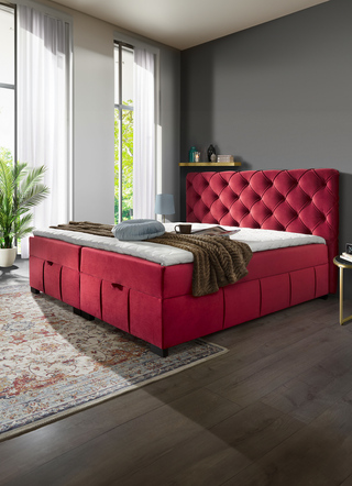 Boxspringbed met koudschuim topper
