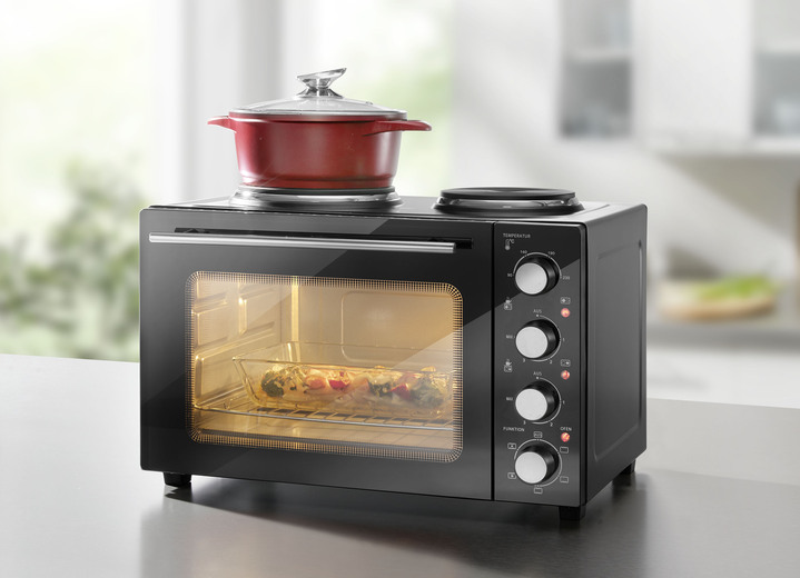Kochen & Grillen - Kleinküche, in Farbe SCHWARZ