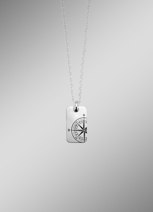 Herren-Modeschmuck - Anhänger o. K. Edelstahl, in Farbe  Ansicht 1