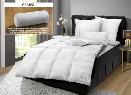 Eersteklas donzen dekbedden in elegante jacquard-paisley-look